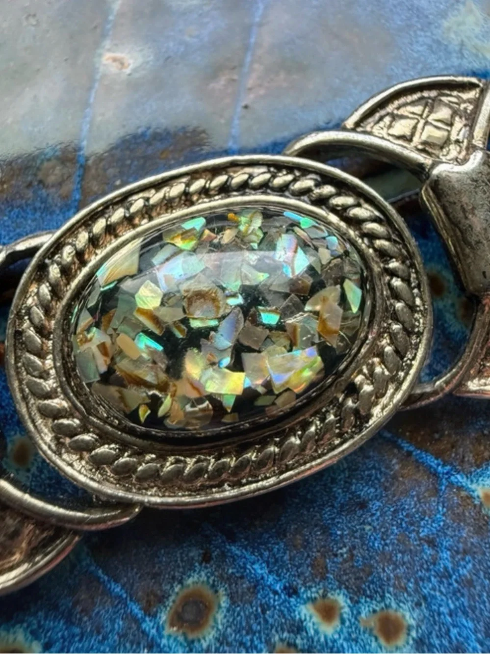 Vintage Cabochon Confetti Bracelet